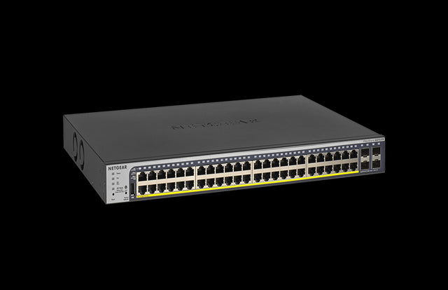 Prosafe GS752TP 40 x RJ-45 Ports PoE 10/100/1000Base-T + 8 x RJ-45 Ports PoE+ + 4 x SFP Ports Layer 3 Managed Gigabit Ethernet Network Switch