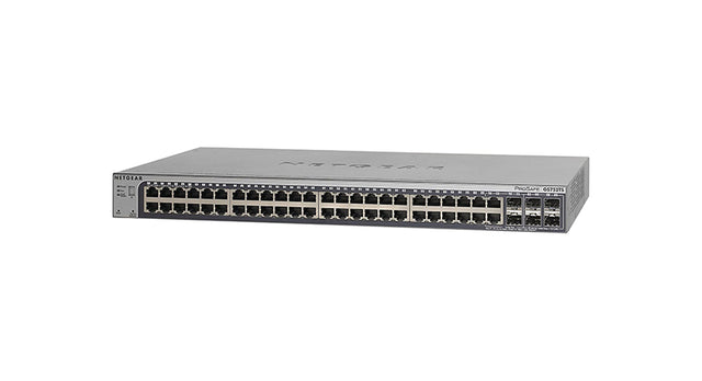 GS752TSB-100NAS - Netgear ProSafe GS752TSB 48 x Ports 10/100/1000Base-T + 2 x Ports Combo SFP + 4 x Ports SFP Layer3 Managed 1U Rack-mountable Gigabit Ethernet Network Switch