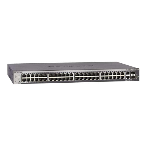 GS752TX-100NES Netgear Prosafe S3300 Series S3300-52X 48 x RJ-45 Ports 10/100/1000Base-T + 2 x Copper SFP+ Ports + 2 x SFP+ Ports Layer 3 Managed Gigabit Ethernet Network Switch