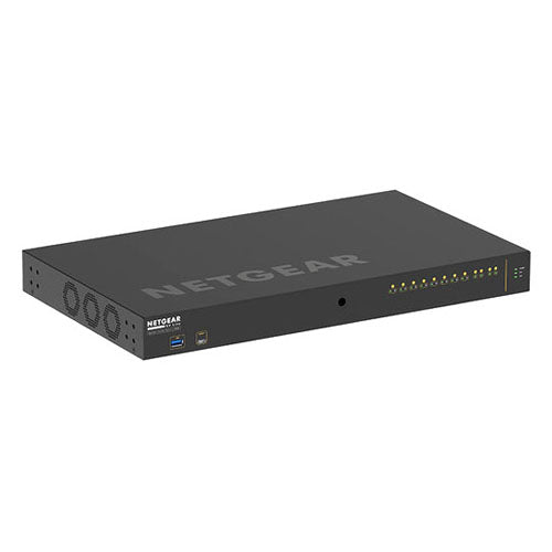 GSM4212UX-100NAS Netgear 8 x Ports PoE+ 10/100/1000Base-T + 2 x SFP+ Ports + 2 x SFP Ports Layer 3 Managed 1U Rack-mountable Gigabit Ethernet Network Switch