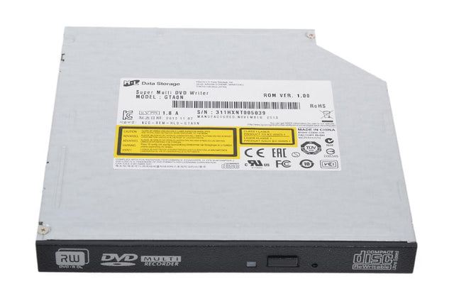 GTA0N-01 LG 8x DVD+/-RW (+/-R DL) DVD-RAM SATA 1.5Gbps 512KB Cache Slim Line 5.25-inch SuperMulti Internal DVD Writer Drive