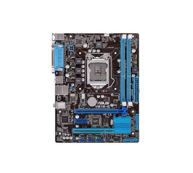 H61M-C - Asus Socket LGA1155 Intel H61 Chipset Micro-ATX System Board (Motherboard) Supports Core i7 / i5 / i3 / Pentium / Celeron Series DDR3 2x DIMM