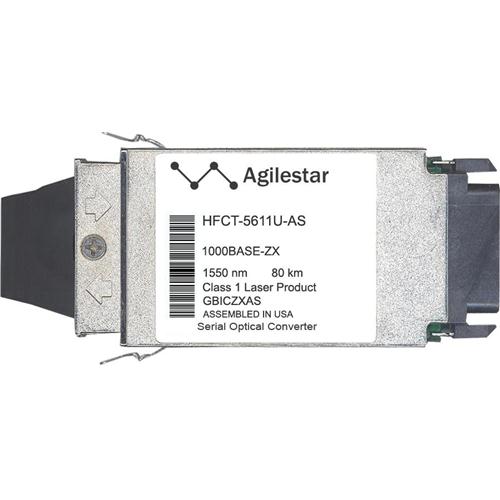 HFCT-5611U-AS Agilestar 1.25Gbps 1000Base-ZX Single-mode Fiber 80km 1550nm Duplex SC Connector GBIC Transceiver Module