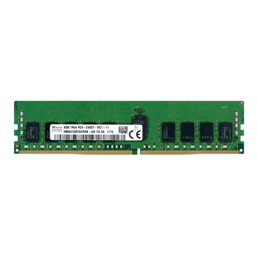 HMA41GR7AFR4N-UH Hynix 8GB DDR4-2400MHz PC4-19200 ECC Registered RDIMM CL17 1Rx4 1.2V 288-Pin Memory Module