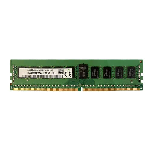 HMA41GR7AFR8N-TF Hynix 8GB DDR4-2133MHz PC4-17000 ECC Registered RDIMM CL15 2Rx8 1.2V 288-Pin Memory Module