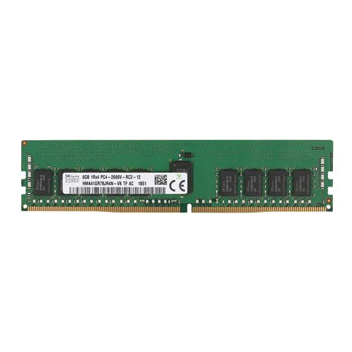 HMA41GR7BJR4N-VKTF Hynix 8GB DDR4-2666MHz PC4-21300 ECC Registered RDIMM CL19 1Rx4 1.2V 288-Pin Memory Module