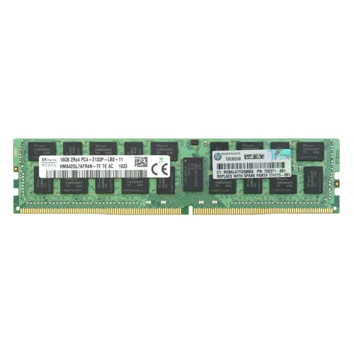 HMA42GL7AFR4N-TF Hynix 16GB DDR4-2133MHz PC4-17000 ECC Registered LRDIMM CL15 2Rx4 1.2V 288-Pin Memory Module