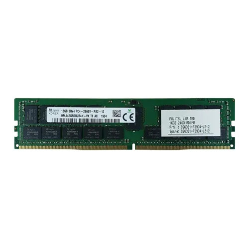 HMA42GR7BJR4N-VKTF Hynix 16GB DDR4-2666MHz PC4-21300 ECC Registered RDIMM CL19 2Rx4 1.2V 288-Pin Memory Module