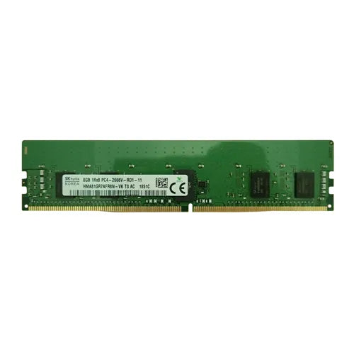 HMA81GR7AFR8N-VKT3 Hynix 8GB DDR4-2666MHz PC4-21300 ECC Registered RDIMM CL19 1Rx8 1.2V 288-Pin Memory Module