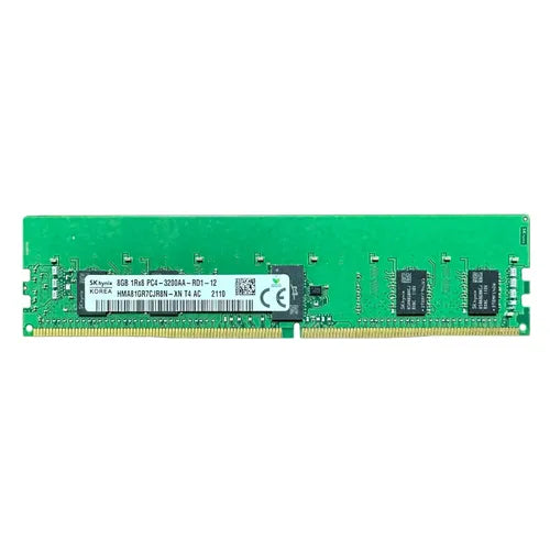 HMA81GR7CJR8N-XN Hynix 8GB DDR4-3200MHz PC4-25600 ECC Registered RDIMM CL22 1Rx8 1.2V 288-Pin Memory Module