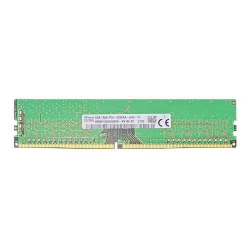 HMA81GU6DJR8N-XNN0AC Hynix 8GB DDR4-3200MHz PC4-25600 ECC Unbuffered UDIMM CL22 1Rx8 1.2V 288-Pin Memory Module