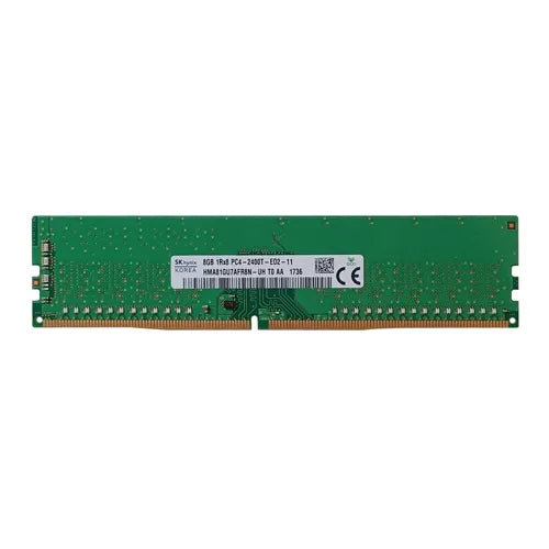 HMA81GU7AFR8N-UHT0AA Hynix 8GB DDR4-2400MHz PC4-19200 ECC Unbuffered UDIMM CL17 1Rx8 1.2V 288-Pin Memory Module