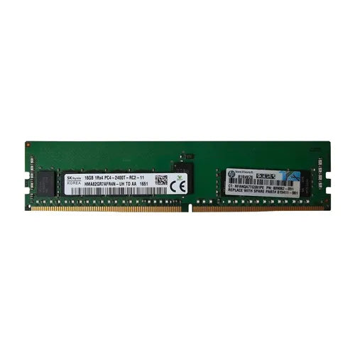 HMA82GR7AFR4N-UH Hynix 16GB DDR4-2400MHz PC4-19200 ECC Registered RDIMM CL17 1Rx4 1.2V 288-Pin Memory Module