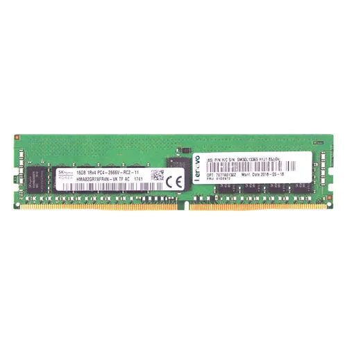 HMA82GR7AFR4N-VK Hynix 16GB DDR4-2666MHz PC4-21300 ECC Registered RDIMM CL19 1Rx4 1.2V 288-Pin Memory Module