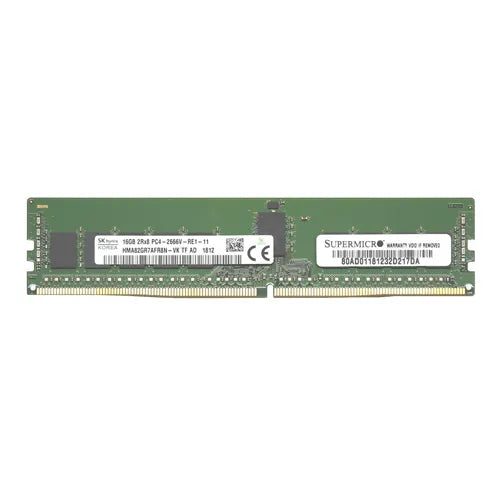 HMA82GR7AFR8N-VKTF Hynix 16GB DDR4-2666MHz PC4-21300 ECC Registered RDIMM CL19 2Rx8 1.2V 288-Pin Memory Module