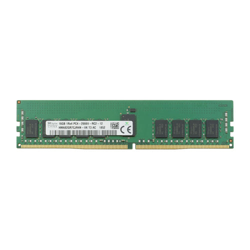 HMA82GR7CJR4N-VK Hynix 16GB DDR4-2666MHz PC4-21300 ECC Registered RDIMM CL19 1Rx4 1.2V 288-Pin Memory Module