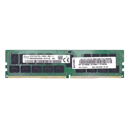 HMA84GR7AFR4N-VKTF Hynix 32GB DDR4-2666MHz PC4-21300 ECC Registered RDIMM CL19 2Rx4 1.2V 288-Pin Memory Module