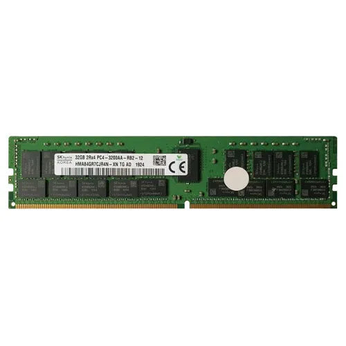 HMA84GR7CJR4N-XN Hynix 32GB DDR4-3200MHz PC4-25600 ECC Registered RDIMM CL22 2Rx4 1.2V 288-Pin Memory Module