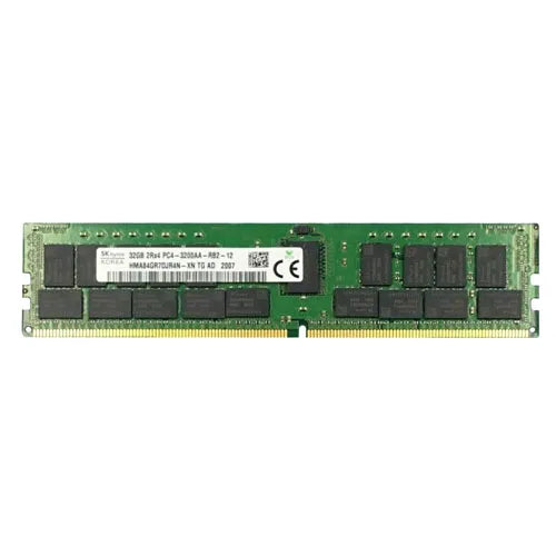 HMA84GR7DJR4N-XN Hynix 32GB DDR4-3200MHz PC4-25600 ECC Registered RDIMM CL22 2Rx4 1.2V 288-Pin Memory Module