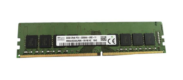 HMAA4GU6AJR8N-XN Hynix 32GB PC4-25600 DDR4-3200MHz non-ECC Unbuffered CL22 288-Pin DIMM 1.2V Dual Rank Memory Module