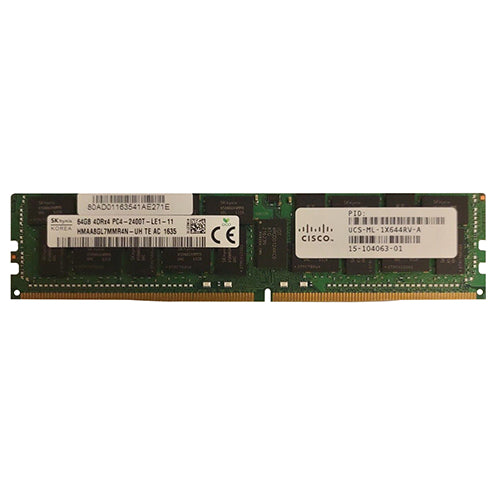 HMAA8GL7MMR4N-UH Hynix 64GB DDR4-2400MHz PC4-19200 ECC Registered LRDIMM CL17 4Rx4 1.2V 288-Pin Memory Module