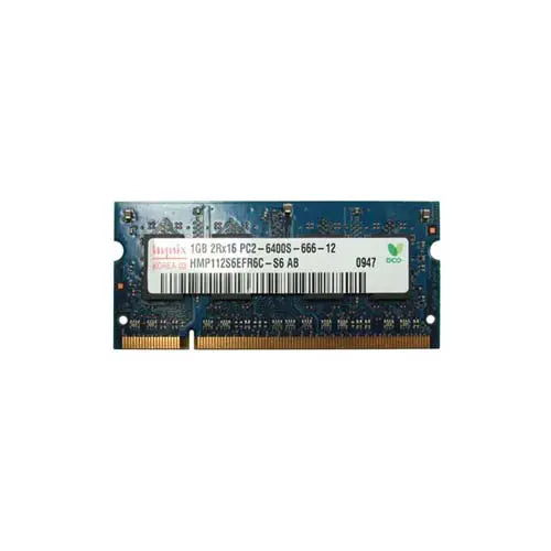 HMP112S6EFR6C-S6 AB - Hynix 1GB DDR2-800MHz PC2-6400  non-ECC Unbuffered CL6 200-Pin SODIMM 1.8V Dual Rank Memory Module