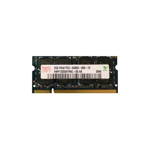 HMP125S6EFR8C-S6 AB - Hynix 2GB DDR2-800MHz PC2-6400  non-ECC Unbuffered CL6 200-Pin SODIMM 1.8V Dual Rank Memory Module