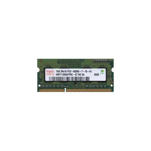 HMT112S6AFP6C-G7N0 AA - Hynix 1GB PC3-8500 DDR3-1066MHz non-ECC Unbuffered CL7 SoDIMM Dual-Rank Memory Module