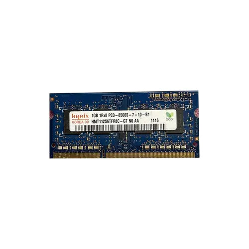 HMT112S6AFR6C-G7N0 AA - Hynix 1GB PC3-8500 DDR3-1066MHz non-ECC Unbuffered CL7 SoDIMM Dual-Rank Memory Module