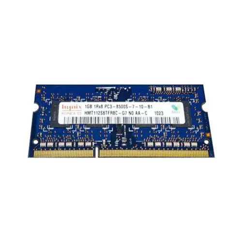 HMT112S6TFR8C-G7N0-AA-C - Hynix 1GB PC3-8500 DDR3-1066MHz non-ECC Unbuffered CL7 SoDIMM Single-Rank Memory Module