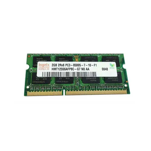 HMT125S6AFP8C-G7N0-AA - Hynix 2GB PC3-8500 DDR3-1066MHz non-ECC Unbuffered CL7 SoDIMM Dual-Rank Memory Module