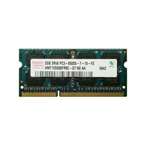 HMT125S6BFR8C-G7N0-AA - Hynix 2GB PC3-8500 DDR3-1066MHz non-ECC Unbuffered CL7 SoDIMM Dual-Rank Memory Module