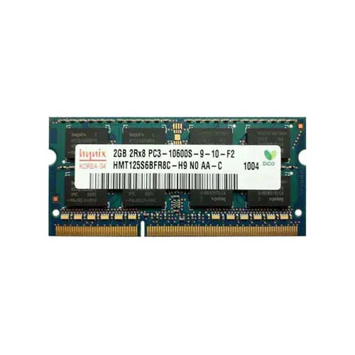 HMT125S6BFR8C-H9N0-AA-C - Hynix 2GB PC3-10600 DDR3-1333MHz non-ECC Unbuffered CL9 SoDIMM Dual-Rank Memory Module