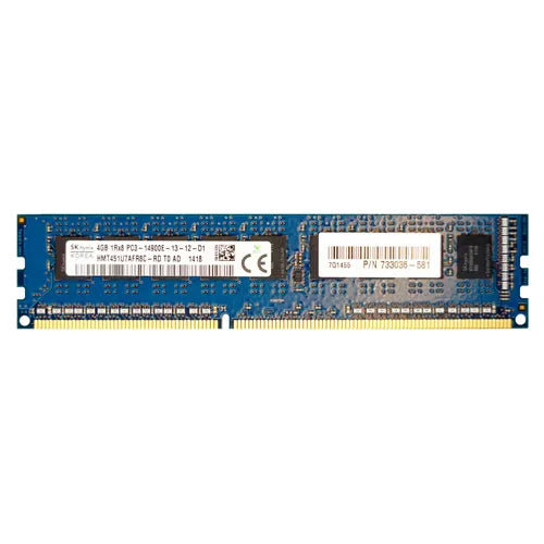 HMT451U7AFR8C-RDT0 Hynix 4GB DDR3-1866MHz PC3-14900 ECC Unbuffered UDIMM CL13 1Rx8 1.5V 240-Pin Memory Module