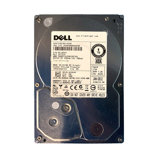 HUA722010CLA330 HGST Ultrastar A7K2000 Series 1TB 7200RPM SATA 3Gb/s 32MB Cache 512e 3.5-inch Enterprise Hard Drive