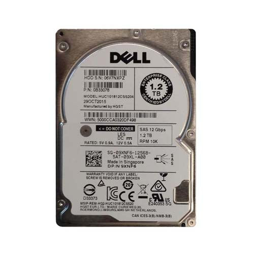 HUC101812CSS204 HGST Ultrastar C10K1800 Series 1.2TB 10520RPM SAS 12Gb/s 128MB Cache 512n (Secure Erase) 2.5-inch Hard Drive