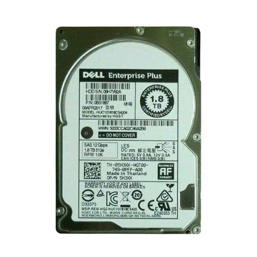 HUC101818CS4204 HGST Ultrastar C10K1800 Series 1.8TB 10520RPM SAS 12Gb/s 128MB Cache 512e (Secure Erase) 2.5-inch Hard Drive