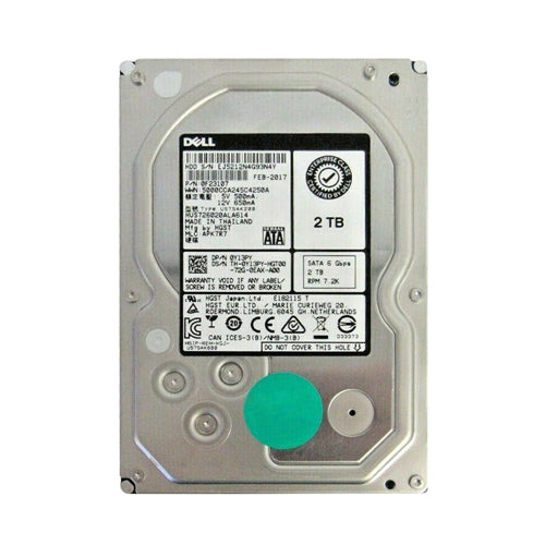 HUS726020ALA614 HGST Ultrastar 7K6000 Series 2TB 7200RPM SATA 6Gb/s 128MB Cache 512n (Secure Erase) 3.5-inch Hard Drive