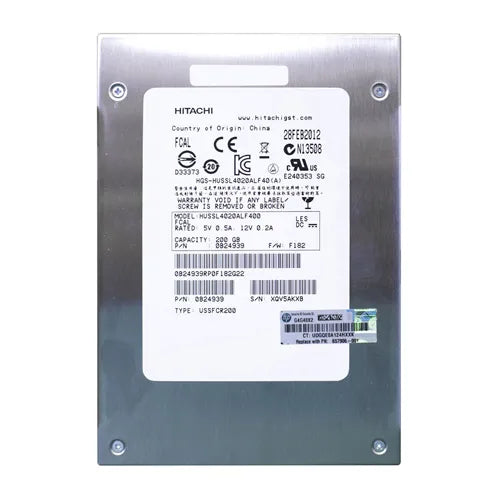 HUSSL4020ALF400 HGST Ultrastar SSD400S Series 200GB Single-Level Cell Fibre Channel 4Gb/s 3.5-inch Solid State Drive