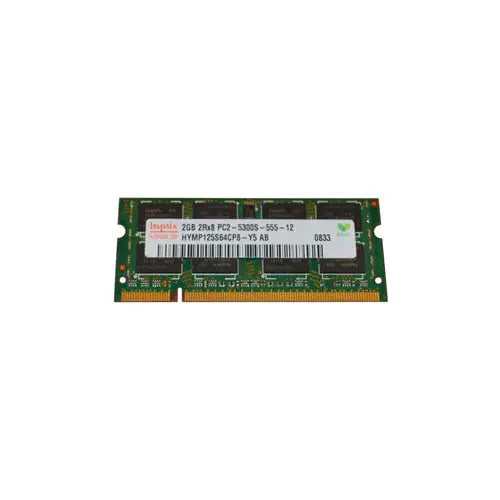 HYMP125S64CP8-Y5 AB - Hynix 2GB DDR2-667MHz PC2-5300  non-ECC Unbuffered CL5 200-Pin SODIMM 1.8V Memory Module