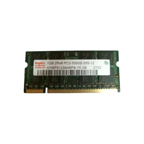 HYMP512S64BP8-Y5 AB - Hynix 1GB DDR2-667MHz PC2-5300  non-ECC Unbuffered CL5 200-Pin SODIMM 1.8V Memory Module