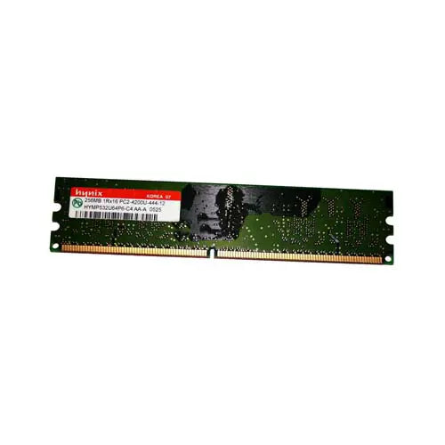 HYMP532U64P6-C4 AA-A - Hynix 256MB Kit (2x128) DDR2-533MHz PC2-4200 Non-ECC Unbuffered CL4 240-Pin UDIMM 1.8V Single Rank Memory Module