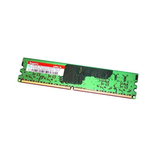 HYMP532U64P6-E3 AA-A - Hynix 256MB Kit (2x128) DDR2-400MHz PC2-3200 Non-ECC Unbuffered CL3 240-Pin UDIMM 1.8V Single Rank Memory Module