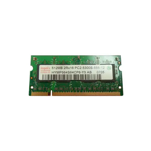 HYMP564S64CP6-Y5-AB - Hynix 512MB DDR2-667MHz non-ECC Unbuffered CL5 200-Pin SODIMM 1.8V 2R Memory Module