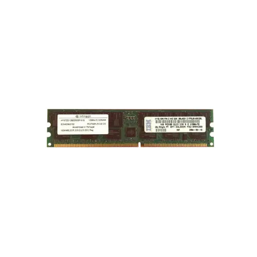 HYS72D128320GBR-6-B - Infineon 1GB DDR-333MHz PC2700 ECC Registered CL2.5 184-Pin DIMM Memory Module