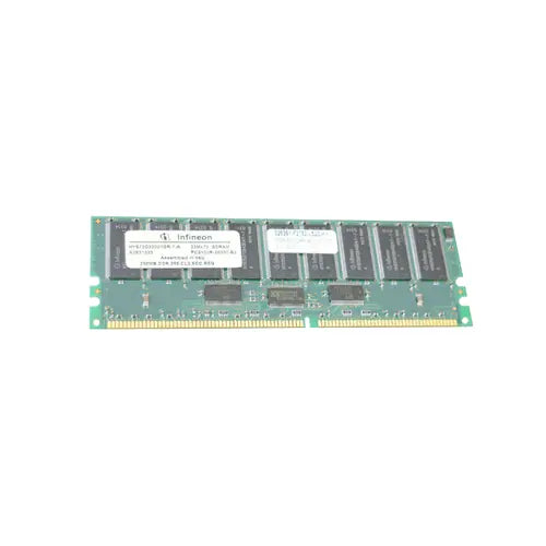 HYS72D32001GR-7-A - Infineon 256MB DDR-266MHz PC2100 ECC Registered CL2.5 184-Pin DIMM Memory Module