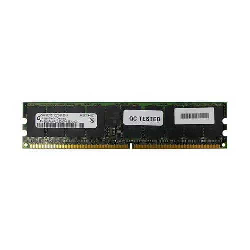 HYS72T512022HP-3S-A - Infineon 4GB DDR2-667MHz PC2-5300 ECC Registered CL5 240-Pin DIMM Dual Rank Memory Module