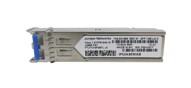 IPUIA9EMAB - Juniper 1.25Gbps 1000Base-LX Single-mode Fiber 10km SFP Transceiver Module