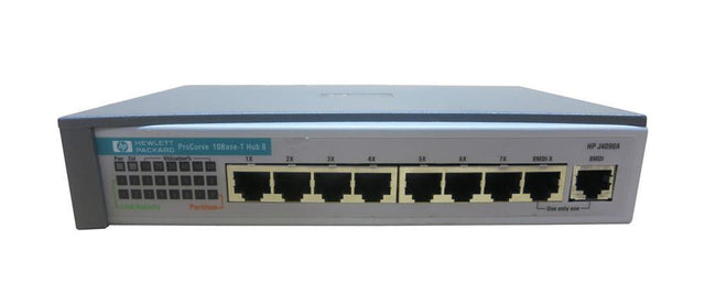 J4090-80011 HP ProCurve 10Base-T 8-Port Ethernet Hub IEEE 802.3