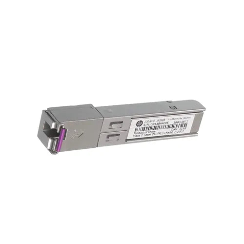 J9099-61001 HP ProCurve X112 100Mb/s 100Base-BX-D Single-Mode Fibre 1550nm-TX/1310nm-RX 10km LC Connector SFP(mini-GBIC) Transceiver Module